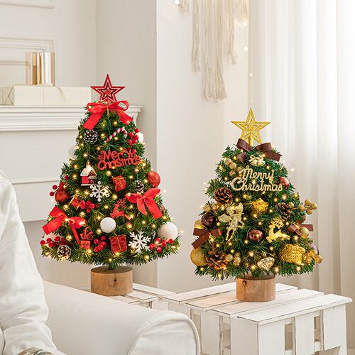 Christmas New Small Red Christmas Tree DIY Decoration ?