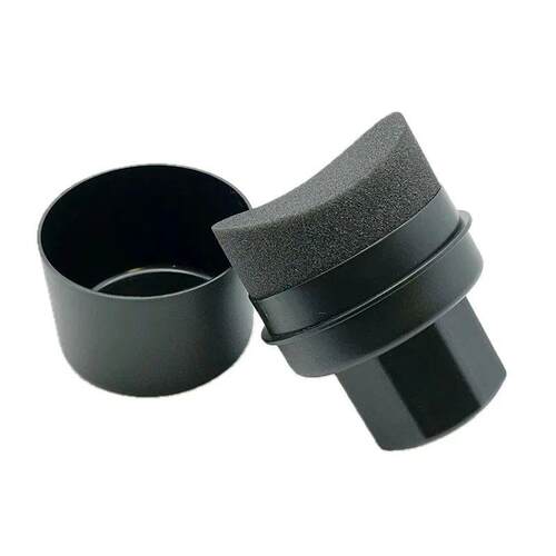 Car Wheel Polishing Waxing Curved Tire Sponge Brush With Cov