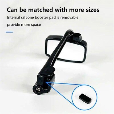 Cycling Eyeglass Safety Mirrors Multi Angle Adjustable View