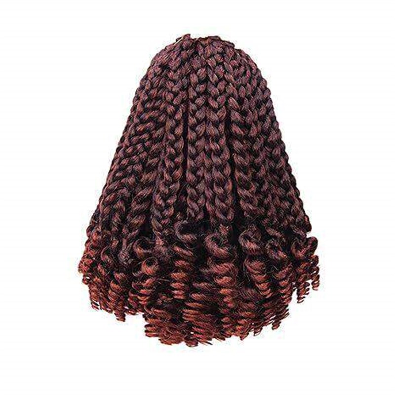 欧美外贸弹簧辫脏辫接发钩针发接发假发辫子spring twist hair