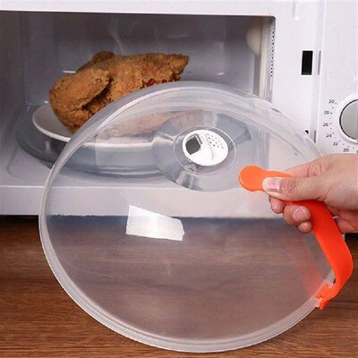 Microwave Splatter Cover Clear 10in Dish Bowl Plate Serving