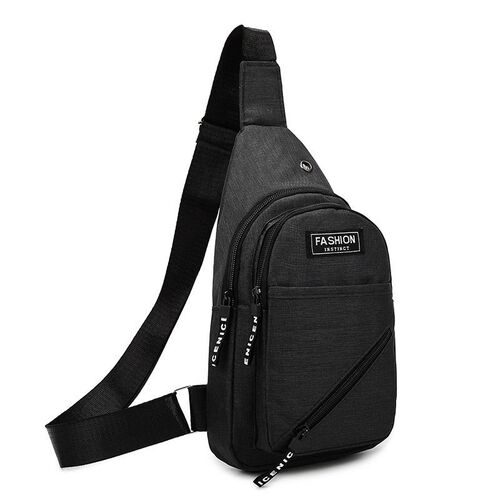 Mens Chest Bag Fashionable Mens Bag Simple All-match Shoul