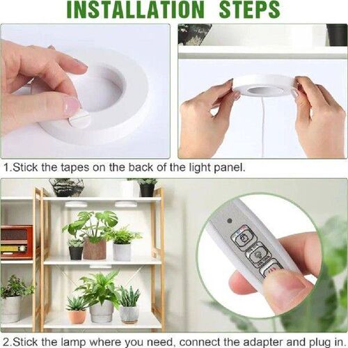 Full Spectrum LED Ceiling Grow Light with Timer and