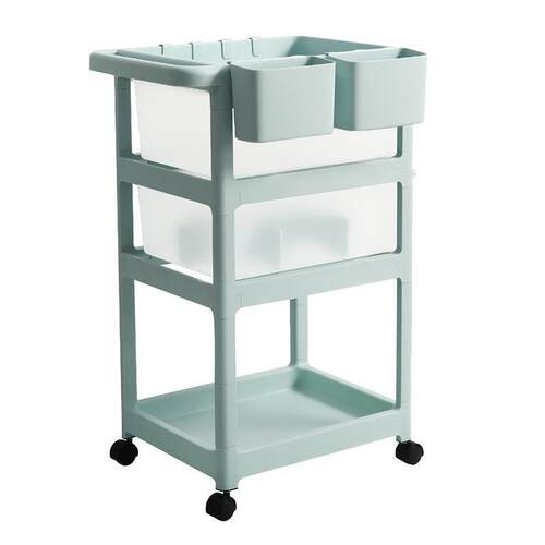 trolley storage rack floor mobile bedroom multi-layer newbor