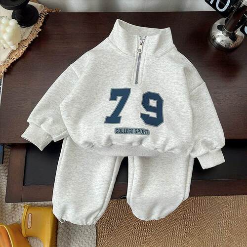 Kids Sweatshirt Sets Spring Boys Girls Clothes Suit Baby Lon
