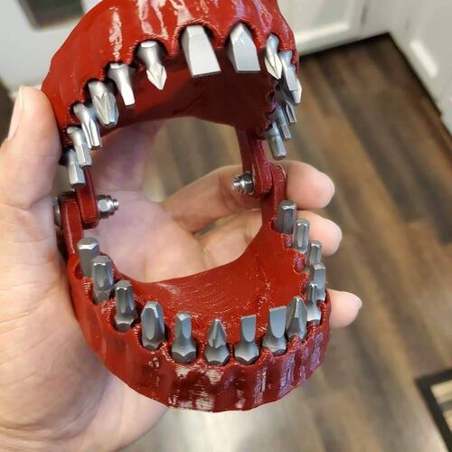 Denture Drill Bit Holder多功能便捷式口腔造型义齿钻头支架摆件