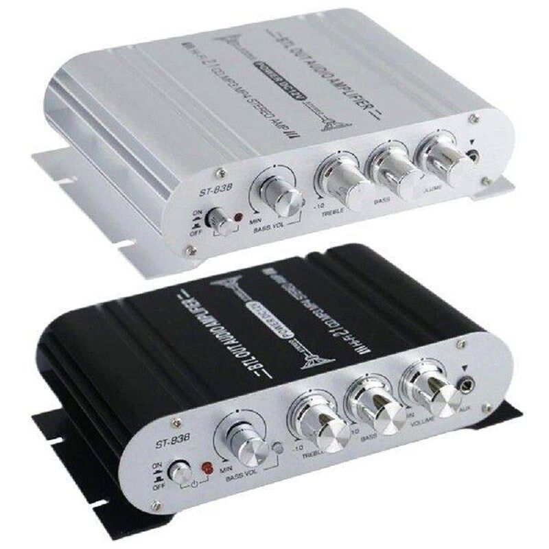 2.1 Channel Stereo Bass Sound Amplifier with Subwoofer - 实物图