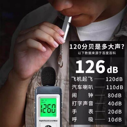 Super Loud Survival Whistle for Outdoor Emergency, High-Freq