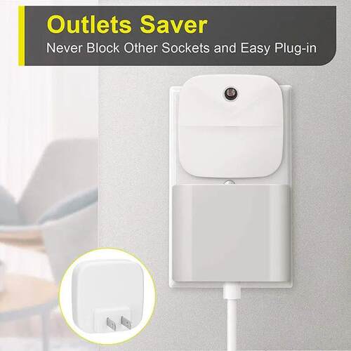Wireless Light Control Sensor LED Night Light EU Plug Night