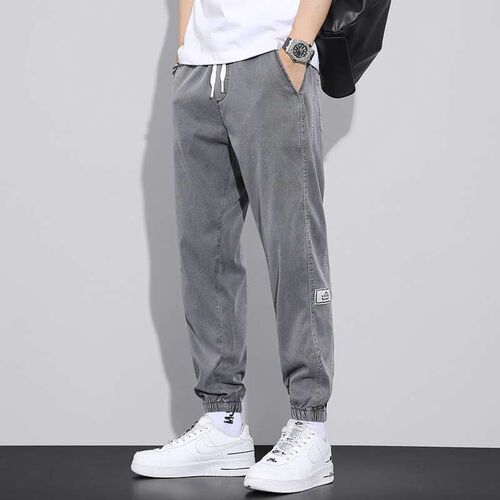 Lyocell Tencel Pants Mens Casual Pants Summer Loose Leg-toe
