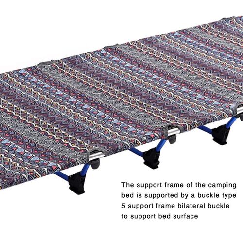 Portable Camping Cot Folding Bed Crib Outdoor Aluminum Alloy