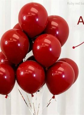 100pcs Red Balloons Party  Confession Romantic Birthday Deco