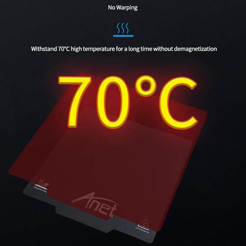 Anet Soft Magnetic Hot Bed Table Mat Tape er For A8 ET4 Ende
