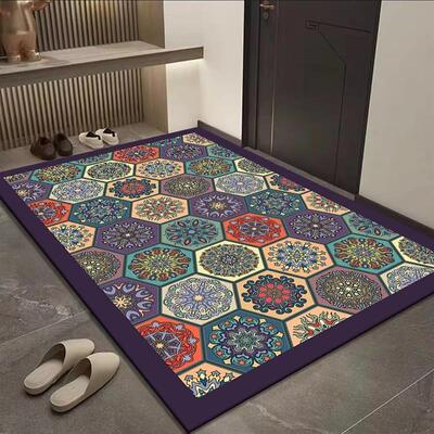 Plush Bathroom Rug Bath Mat Floor Rugs for Tub Shower Carpet