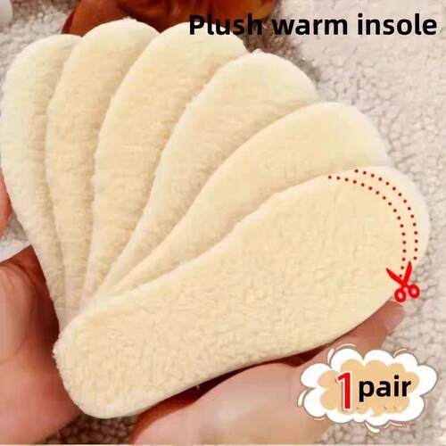 nsole Shoes Boots Shoe Pad Simulation Cashmere Insert Insole