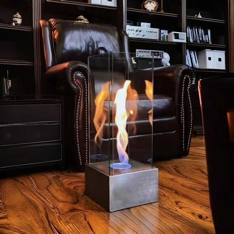 酒精壁炉真火旋风火焰民宿客厅取暖炉观光装饰柜室内取暖氛围摆件