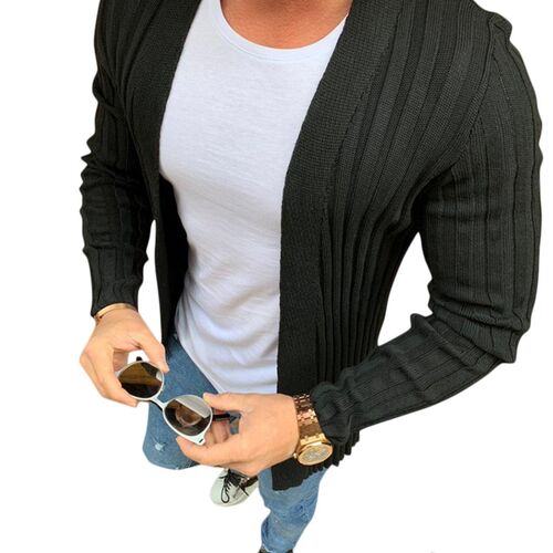Sweater Men  New Short Open Chest Mens Sweater Ropa De Invi
