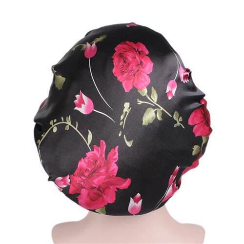 Soft Satin Hair Bonnet for Women Girls Silk Sleeping