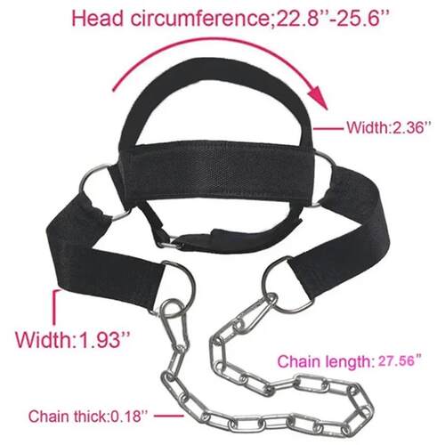 Head Neck Training Head Harness Body Sngh Exercise Strap Adj