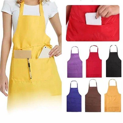 Kitchen Aprons Adjustable Women Men Cooking Apron for Chef