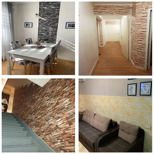 35X77cm Foam 3D Wall ers Brick Self Adhesive Wallpaper Panel
