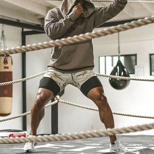 Running Shorts Men 2in1 Quick Dry GYM运动裤Sport Short Pants