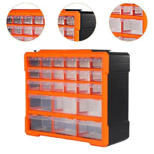 Small Tools Organizer with Compartment Screws Storage Bin