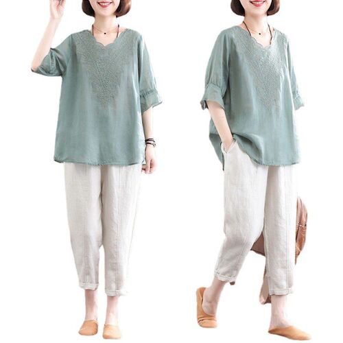 Single/Suit Summer New Large Size Loose Casual Slimming West
