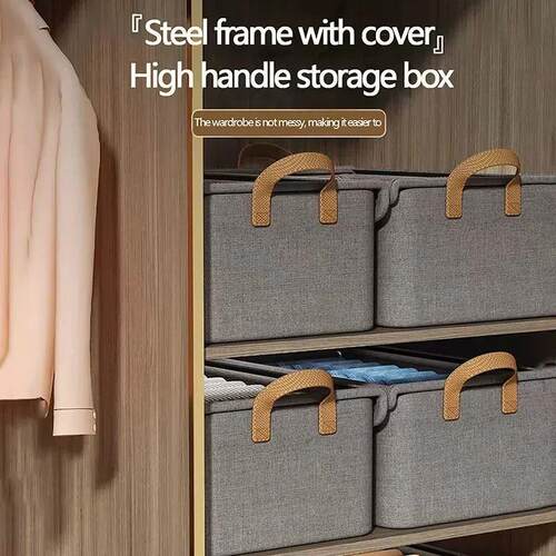 Collapsible Clothing Storage Box Collapsible Transparent Clo