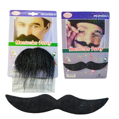 Halloween funny supplies Arab moustache warped moustache mus