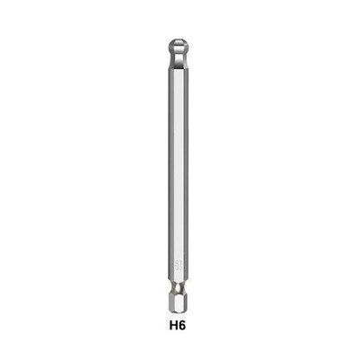 1pc Ball End Hex Screwdriver Bit Metric Hex Bit 100mm Long