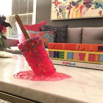 Melting Ice Cream Resin Ornaments Melting Popsicle