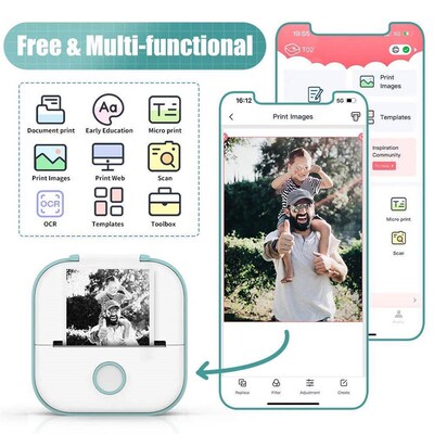 Portable Mini Wireless Thermal Pocket Printer Seo