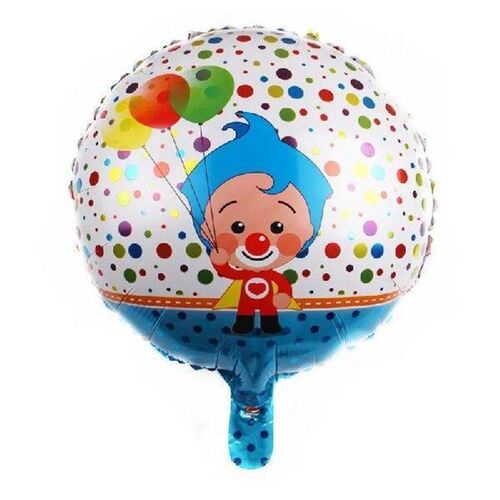 1pcs Cartoon Plim Plip Clown Foil Balloons 44x67cm Air