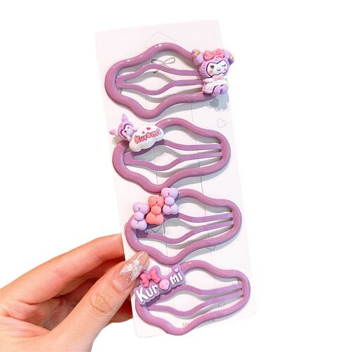 Childrens colorful cloud hair clip with hollowed out BB cl