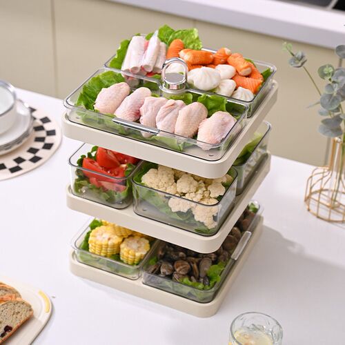 Manufacturer Kitchen Multi-function Side Dish Tray Multi-lay