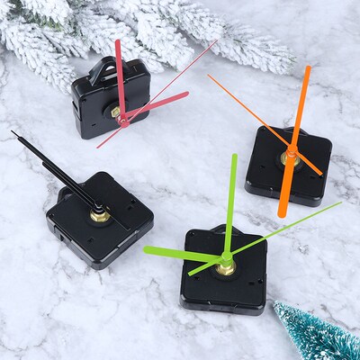 1 Set Silent Clock 4 Color Hands Quartz Wall Clock Mechanism