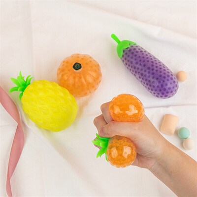 Spongy Squishy pop it Fidget Toy fruit Stress ball水果捏捏乐