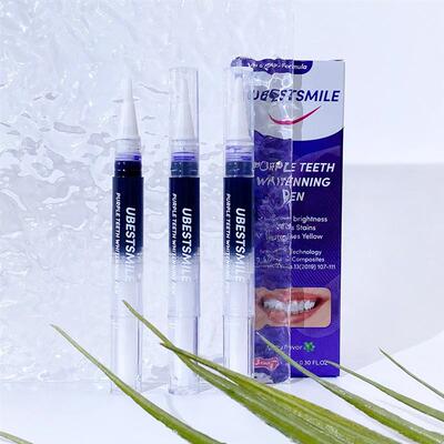 V34 Purple Teeth Whitening Pen Gel Stain Remover