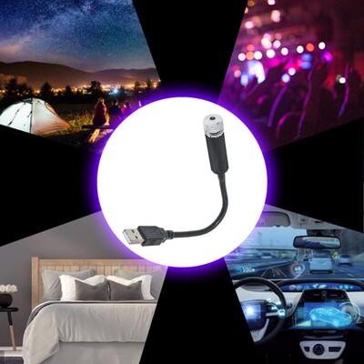 USB Car Roof Atmosphere Star Sky Lamp Adjustable LED Project