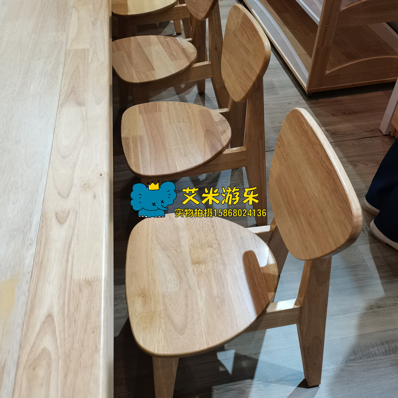 高档实木橡胶木幼儿园功能室儿童工作台桌椅美工室课桌人学习桌,住宅家具,儿童桌（原婴童）,淘宝优惠券,粉丝福利购,淘宝优惠卷