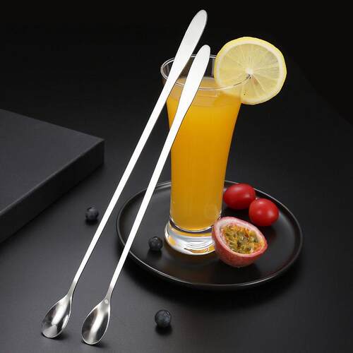 Long Handle Coffee Stirring Spoon Stainless Steel Tableware