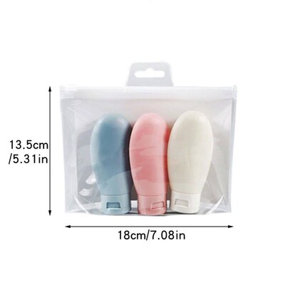 3pcs Travel Bottles for Toiletries Travel Bottle Set Portabl