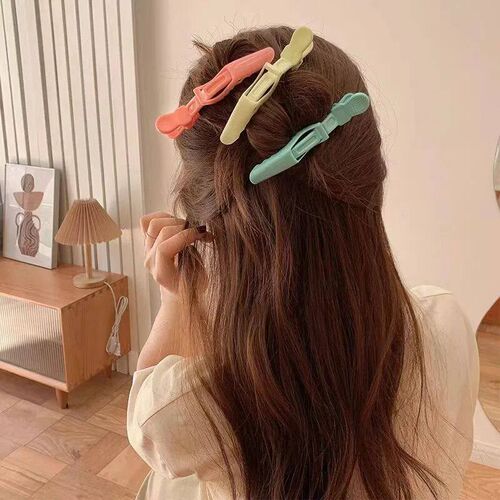 5pcs Colorful Alligator Hair Clips Clamps Hairdressing Profe