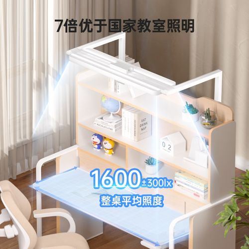 全光谱护眼台灯学习专用儿童壁挂式书桌大路灯教室长条夹灯