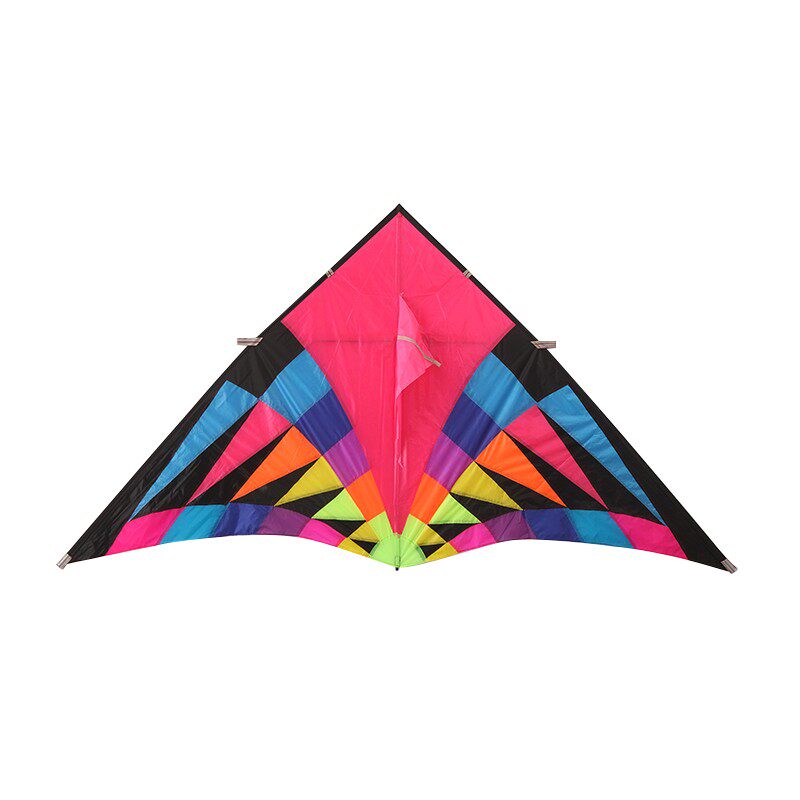 潍坊基林风筝大型高档2/3/6平妖姬大三角碳素杆微风易飞成人儿童