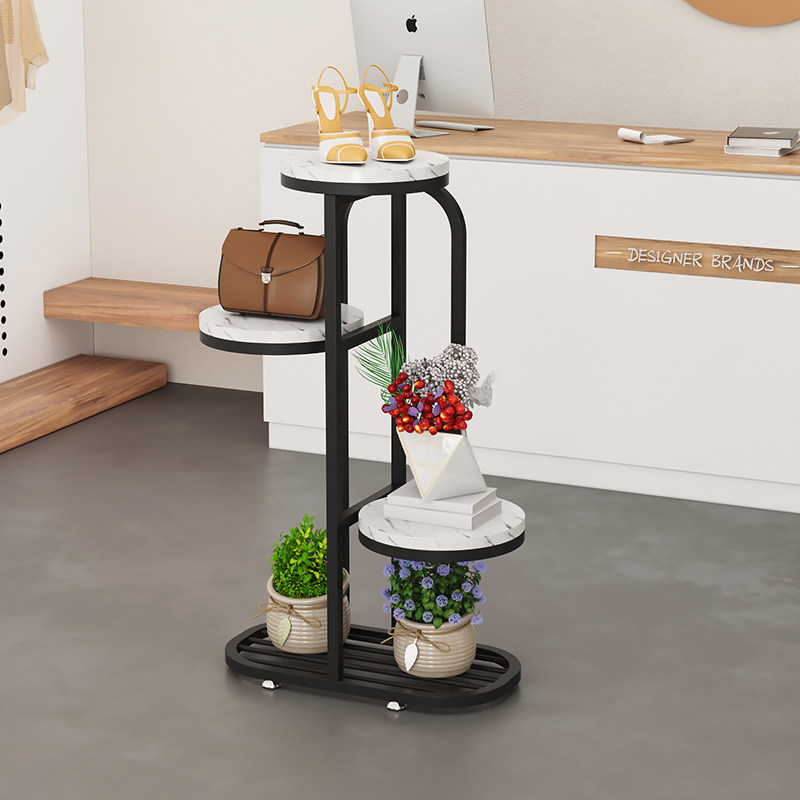 服装店橱窗展示架落地式包包帽子专用陈列架女装饰品花架子置物架