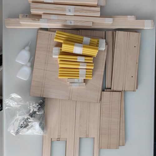 教学培训DIY组装建筑梁板柱模板模型套件研学实训学生拼装模型