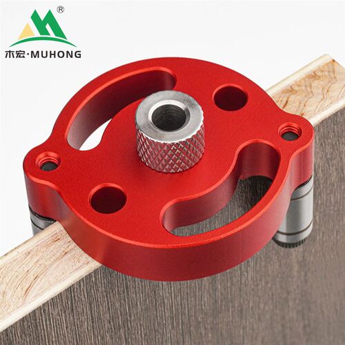 木工圆木榫拼板钻孔器 二合一三合一定位器侧面钻孔器 反弹器工具