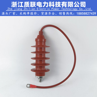 HY5WS-17/50Q氧化锌避雷器高压10KV全绝缘带引线避雷器防雷器